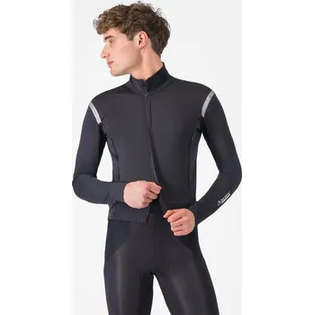 Cyklistické oblečení Bunda Castelli Bunda Castelli Perfetto RoS 3 4525556 pánská light black/reflex 3XL 3XL