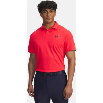 Pánská móda Pánské tričko Under Armour UA T2G Pique Polo-RED 1390123-713 Červená XXL
