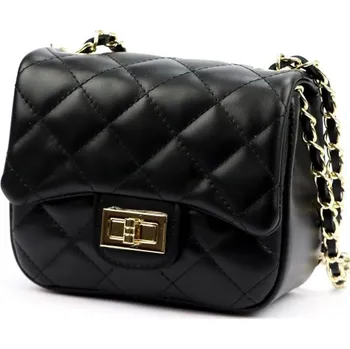 Kabelka Kožená kabelka Luka 25-066 - černá