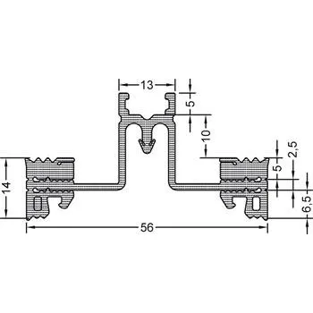GUTMANN těsnění Pfosten GT60 P-E3 plast APTK černý ( role = 30m )