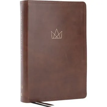 Kingdom Life Bible: Joining God's Mission to Save the World (NKJV, Brown Leathersoft, Red Letter, Comfort Print, Thumb Indexed) - Nelson, Thomas