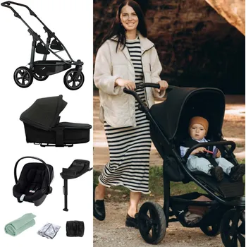 Kočárek TFK Set Mono 3 Air Wheel Kompletní kočárek + Autosedačka + Příslušenství Anthra/Red