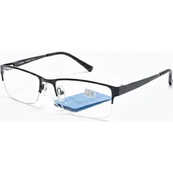 Brýle na čtení Dioptrické brýle SURGLASS DE LUXE TR-230 kovové černé -1,50 dioptrie, DO DÁLKY, unisex (Dálkové brýle -1.50 | mínusové brýle | černé kovové brýle | brýle na dálku | lehké brýle | půlrámové brýle | pánské i dámské brýle | moderní černé brýle | optické brýl