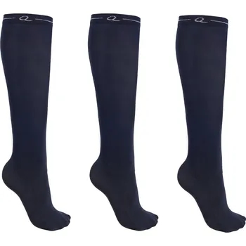 QHP Podkolenky jezdecké Show QHP, 3 páry, navy 39-42