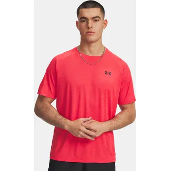 Pánské tričko Under Armour UA Tech Textured SS-RED 1382796-714 Červená XXL