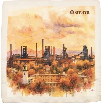 Šátek Bubibubi Hedvábný kapesníček do saka Ostrava