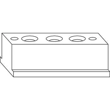 Příslušenství k oknu WINKHAUS spodní podložku UF.BK.WS, pro sklopné nůžky GRT.FSR, bílý plast
