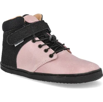 Barefoot kotníkové boty Pegres - BF56L růžové Velikost: 30