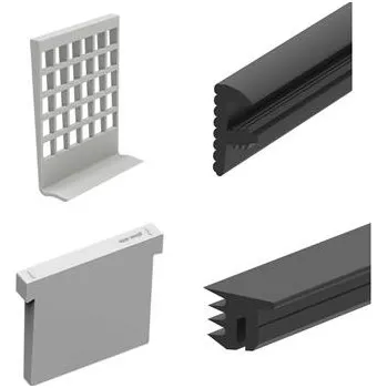 ECONOMY sada těsnění pro podlahový profil 2500, síla skla 20,76 mm, plast/guma