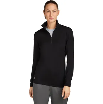 Dámská mikina Dámská merino mikina ICEBREAKER Wmns 300 Original LS Half Zip, Black velikost: M