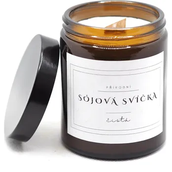 Svíčka Sójová svíčka Čistá Druh: Bavlněný knot