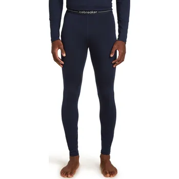 Pánské termo spodky Pánské merino spodky ICEBREAKER Mens Core Midweight Leggings, Midnight Navy velikost: XL