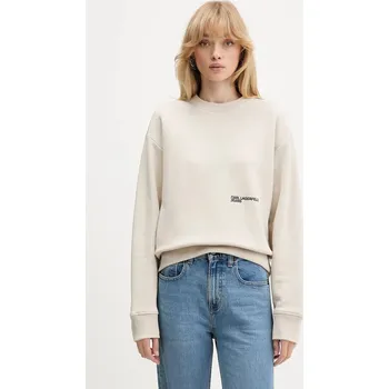 Dámská mikina Mikina Karl Lagerfeld Jeans A4W20003 béžová 01X, vel. S