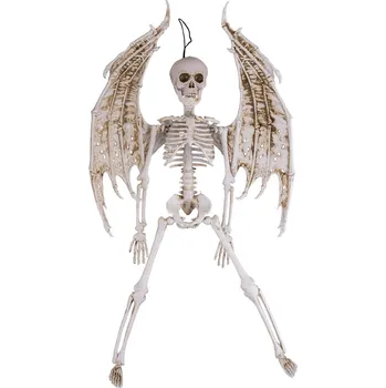 Party dekorace Halloween kostra anděla, 45 cm