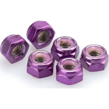 Motodoplněk Matky PUIG ANODIZED 0832L fialová M8 (6pcs)