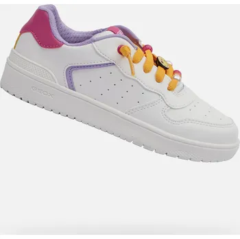Dívčí obuv Bílé dívčí tenisky Geox Washiba - Holky GEOX bílá 3423947