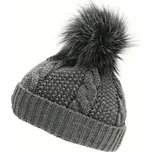 Dámská zimní čepice BLIZZARD-Viva Kaprun, grey/pink Šedá UNI