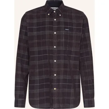 Pánská košile Barbour Pánská Manšestrová Košile Blair Tailored Fit, tmavě...