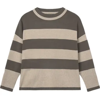 MAYORAL dívčí svetr pruhovaný béžová vel. 162 cm