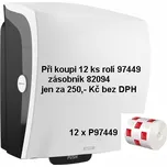 AKCE Zásobník papírových ručníků KATRIN 82094 plus 2x6 rolí 97449 (náhrada za 46010 a 97425)
