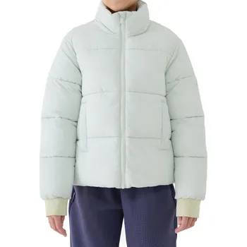 Dívčí bunda 4F JUNIOR-DOWN JACKET F613-4FJWAW25TDJAF613-47S-MINT Zelená 164