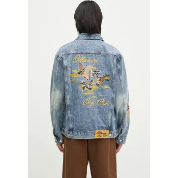 Pánská bunda Džínová bunda Billionaire Boys Club Duck Embroidered Denim Jacket, M, modrá, 05X