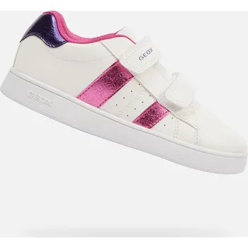 Dívčí tenisky Bílé dívčí tenisky Geox Eclyper Girl - Holky GEOX bílá | fuchsiová | fialová 3424131