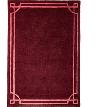 Koberec Vínový ručně tkaný vlněný koberec 160x230 cm Gatsby – Flair Rugs ID_1817956
