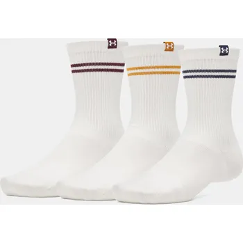 Pánské oblečení Unisexové ponožky Under Armour UA Sportswear Cotton 1390130-110 Bílá XL