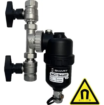 Ochranný vodní filtr Smart99 Filtr mechanický s magnetem MC1 3/4" včetně kulových kohoutů, MC1SMART-3/4