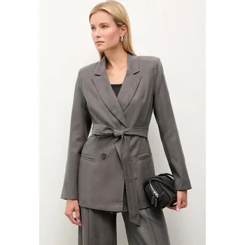 Dámské sako Sako Answear.LAB šedá barva PK9010 90X, vel. S