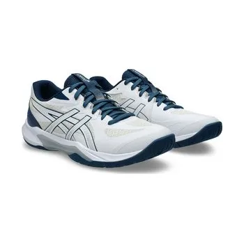 Pánská sálová obuv Asics GEL-TACTIC 13 Sálová obuv WHITE / MAKO BLUE, UK 10,5, EU 46, US 11,5, 29 cm