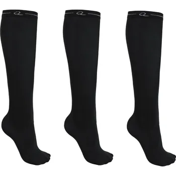 QHP Podkolenky jezdecké Show QHP, 3 páry, černé 39-42