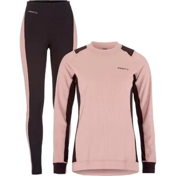 Běžecké oblečení Běžecký set CRAFT CORE Dry Baselayer - růžová Velikost textilu: XS