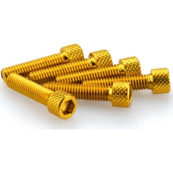 Motodoplněk Šrouby PUIG ANODIZED 0544G žlutá M6 x 25mm (6ks)