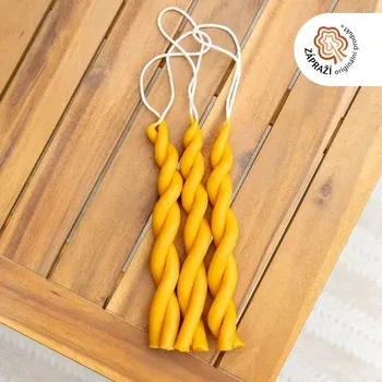 Svíčka Tvoje Svíčka Zapletené svíčky ze včelího vosku