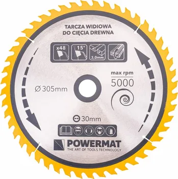 Pilový kotouč Vidiový pilový kotouč 305x30 48z TDD-305x30x48Z