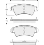 Starline Sada brzdových destiček BD S316
