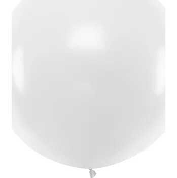 Balónek Velký kulatý balón 100 cm – bílý