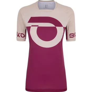 cyklistický dres BRIKO - Dres dámský UNTAMED MTB fialovo-růžový XL