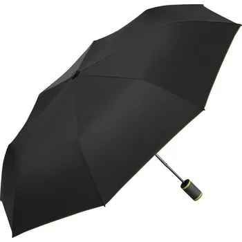 Deštník FARE Deštník s automatickým otevíráním Mini Style - Černá / limetková