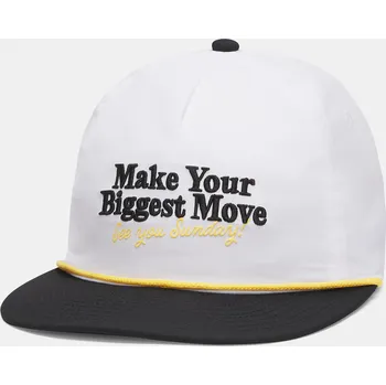 Kšiltovka Pánská kšiltovka Under Armour M DRIVE PM37 ADJ 1389890-100 Bílá OSFM