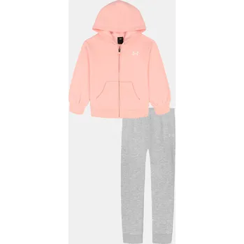 Under Armour Dívčí set UA CHEST LOGO HOODY SET UAFGI76R-693 Růžová 104-112