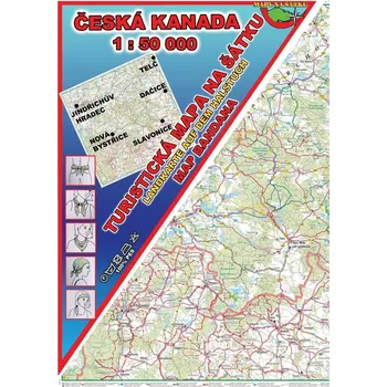 Česká Kanada Šátek s mapou