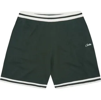 Pánské kraťasy Corteiz Deala Knit Shorts Forest Green Velikost: L