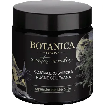 Vůně do bytu Sojová Eko svíčka Winter Wonder toulky lesem 120ml Botanica Slavica