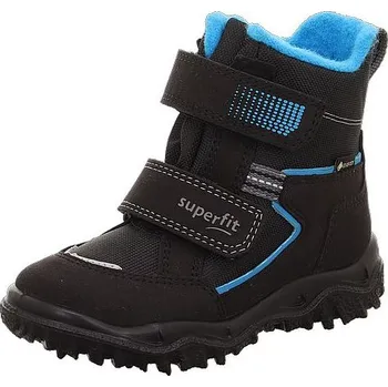Chlapecká zimní obuv SUPERFIT chlapecká zimní obuv HUSKY 1-006082-0000-1 černá/tyrkysová GORETEX 29