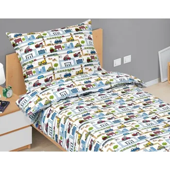 Povlečení Povlečení bavlněné Junior Zelená BX12338 - 140x200, 70x90 cm