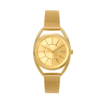 Hodinky Zlaté dámské hodinky MINET ICON ALL GOLD MESH MWL5014 (POŠTOVNÉ ZDARMA!! )