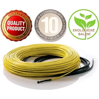Topný kabel EKOHEAT topný okruh CAB 10 Délka / výkon: 10m / 100W